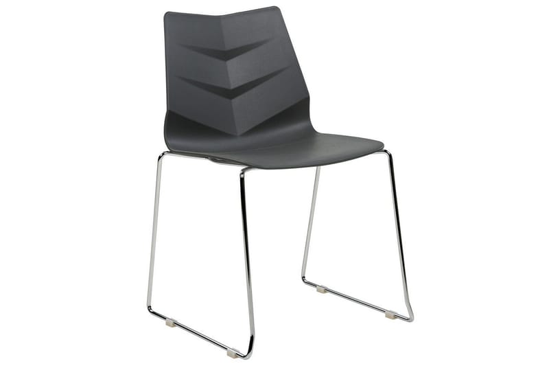 Sæt med 4 spiseborde Hartley - Mørkegrå, sølv - Møbler - Stole & lænestole - Spisebordsstole & køkkenstole