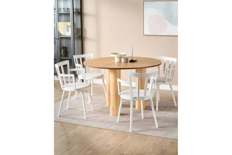Sæt med 4 spiseborde Morill - Hvid - Møbler - Stole & lænestole - Spisebordsstole & køkkenstole