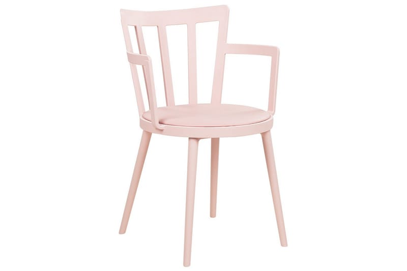 Sæt med 4 spiseborde Morill - Rosa - Møbler - Stole & lænestole - Spisebordsstole & køkkenstole