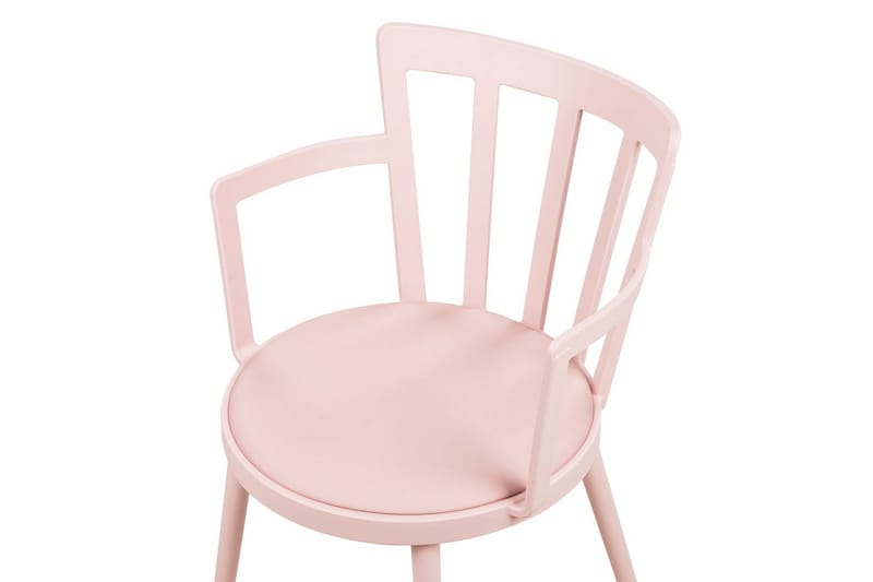 Sæt med 4 spiseborde Morill - Rosa - Møbler - Stole & lænestole - Spisebordsstole & køkkenstole