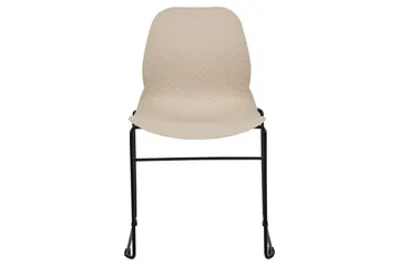 Sæt med 4 spiseborde Panora - Beige, sort - Møbler - Stole & lænestole - Spisebordsstole & køkkenstole
