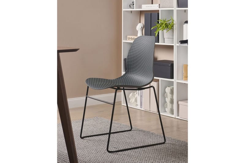 Sæt med 4 spiseborde Panora - Grå - Møbler - Stole & lænestole - Spisebordsstole & køkkenstole