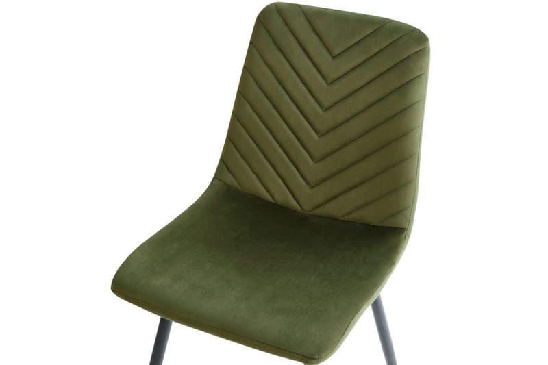 Sæt med 4 spisestole Havre - Grøn, Sort, Grøn, sort - Møbler - Stole & lænestole - Spisebordsstole & køkkenstole