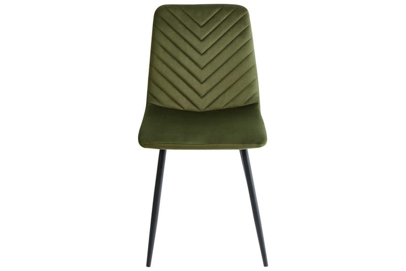 Sæt med 4 spisestole Havre - Grøn, Sort, Grøn, sort - Møbler - Stole & lænestole - Spisebordsstole & køkkenstole
