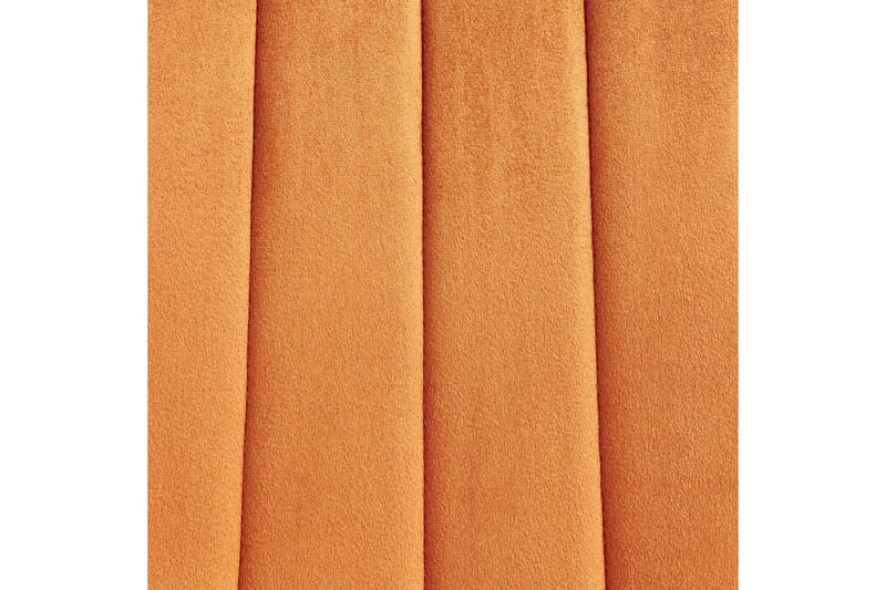 Sæt med 4 spisestole Kalispell - Orange, sort - Møbler - Stole & lænestole - Spisebordsstole & køkkenstole