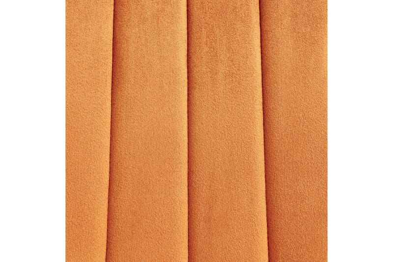 Sæt med 4 spisestole Kalispell - Orange, sort - Møbler - Stole & lænestole - Spisebordsstole & køkkenstole