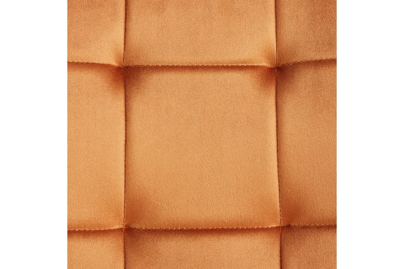 Sæt med 4 spisestole Powell - Orange, sort - Møbler - Stole & lænestole - Spisebordsstole & køkkenstole