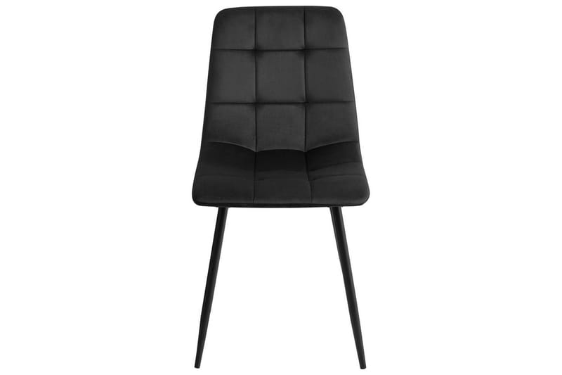 Sæt med 4 spisestole Powell - Sort - Møbler - Stole & lænestole - Spisebordsstole & køkkenstole