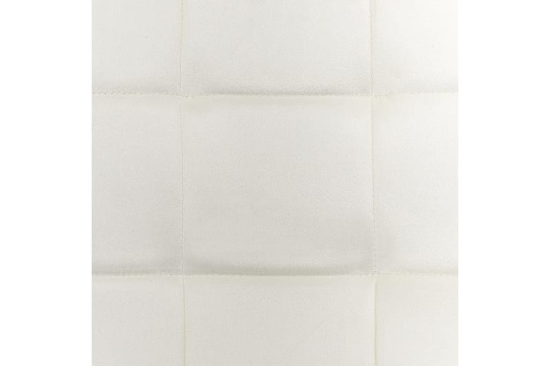 Sæt med 4 spisestole Powell - Hvid, Sort - Møbler - Stole & lænestole - Spisebordsstole & køkkenstole