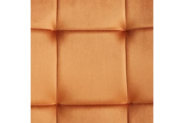 Sæt med 4 spisestole Powell - Orange, sort - Møbler - Stole & lænestole - Spisebordsstole & køkkenstole
