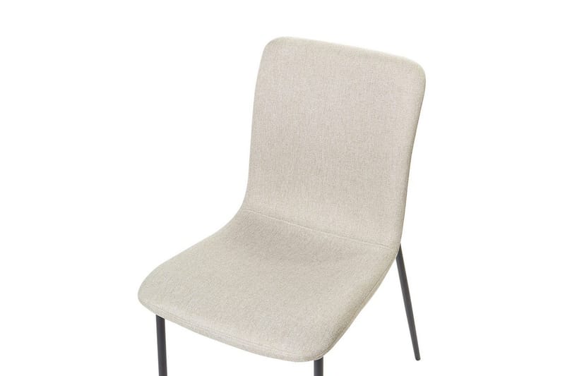 Sæt med 4 spisestuestole Glendive - Beige, sort - Møbler - Stole & lænestole - Spisebordsstole & køkkenstole