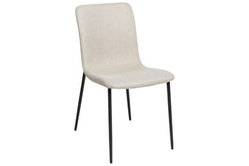 Sæt med 4 spisestuestole Glendive - Beige, sort - Møbler - Stole & lænestole - Spisebordsstole & køkkenstole
