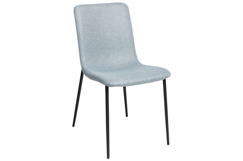 Sæt med 4 spisestuestole Glendive - Blå, sort - Møbler - Stole & lænestole - Spisebordsstole & køkkenstole