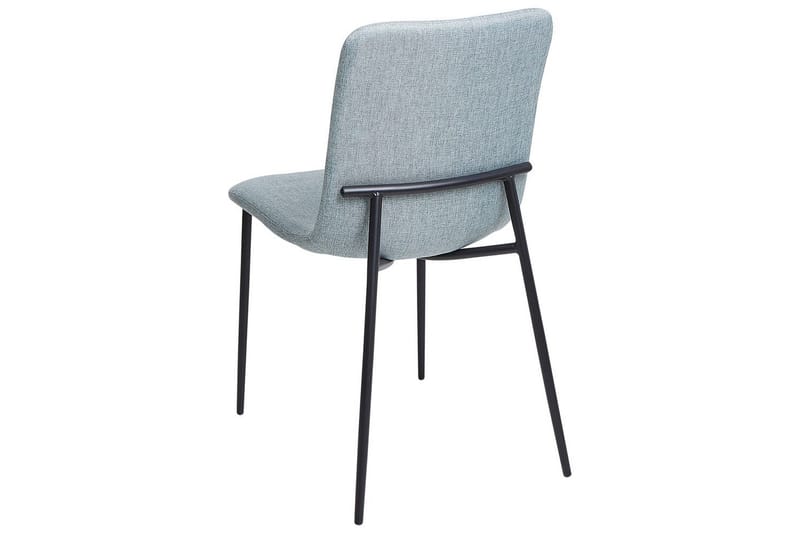 Sæt med 4 spisestuestole Glendive - Blå, sort - Møbler - Stole & lænestole - Spisebordsstole & køkkenstole