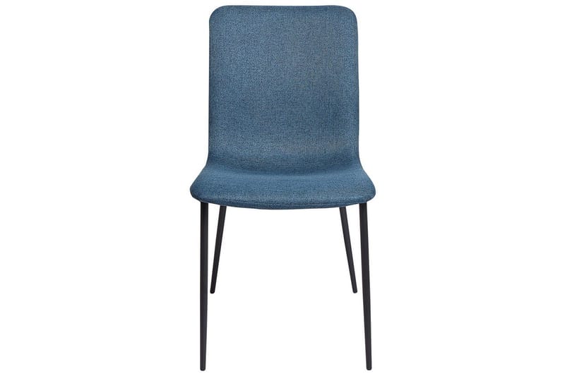 Sæt med 4 spisestuestole Glendive - Mørkeblå, Sort - Møbler - Stole & lænestole - Spisebordsstole & køkkenstole
