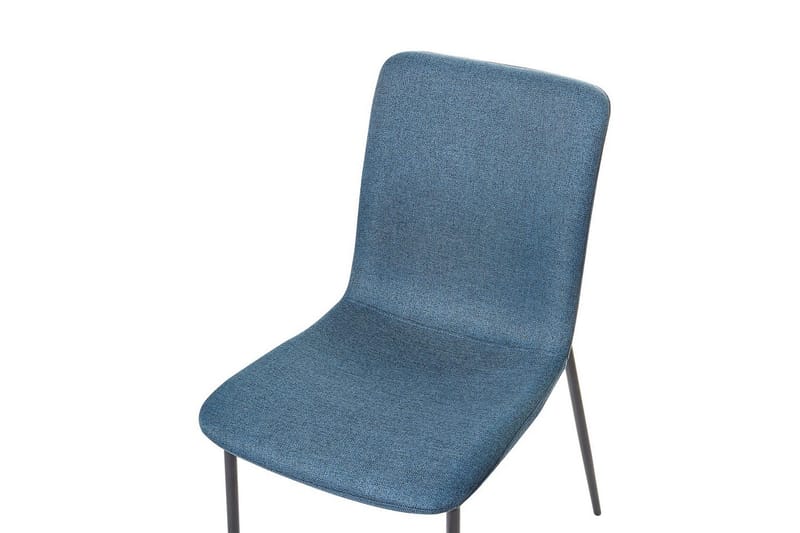 Sæt med 4 spisestuestole Glendive - Mørkeblå, Sort - Møbler - Stole & lænestole - Spisebordsstole & køkkenstole