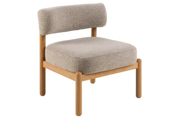 Sahana Loungestol - Beige - Møbler - Stole & lænestole - Lænestole - Lænestol uden armlæn