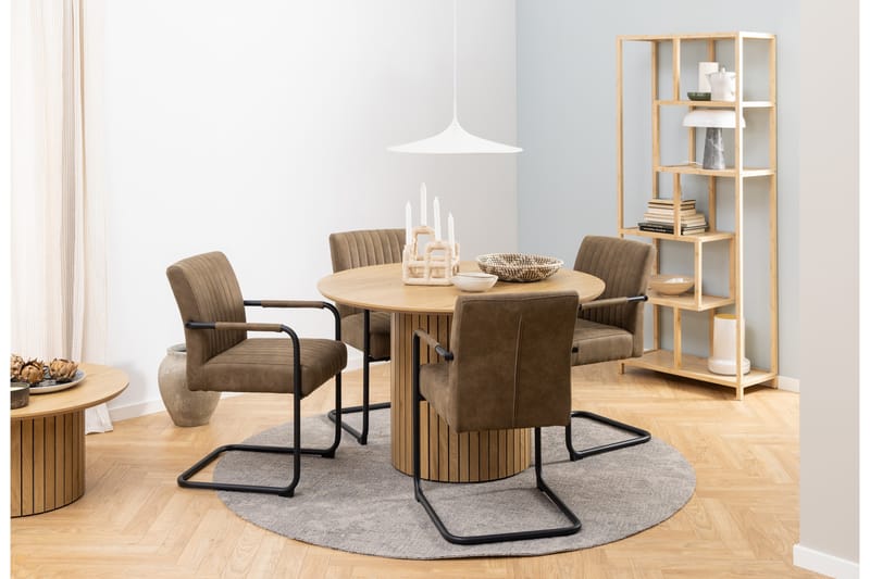 Salini Karmstol - Brun - Spisebordsstole & køkkenstole - Armstole