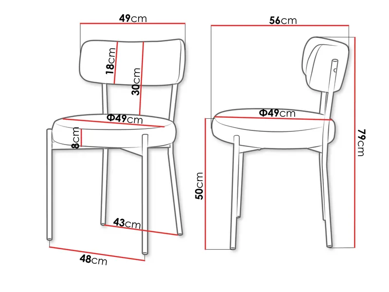 Salvenn Spisestol 2-pak - Beige - Møbler - Stole & lænestole - Spisebordsstole & køkkenstole