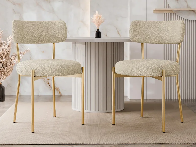 Salvenn Spisestol 2-pak - Beige - Møbler - Stole & lænestole - Spisebordsstole & køkkenstole