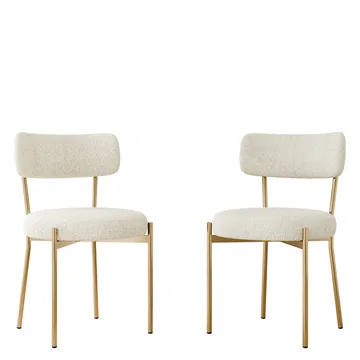 Salvenn Spisestol 2-pak - Beige - Møbler - Stole & lænestole - Spisebordsstole & køkkenstole