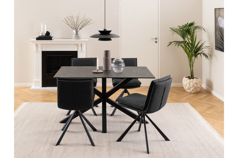 Sanam Spisestol - Grå - Spisebordsstole & køkkenstole