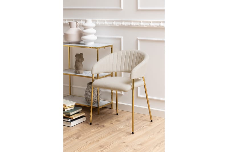 Sanno Karmstol - Beige - Spisebordsstole & køkkenstole - Armstole