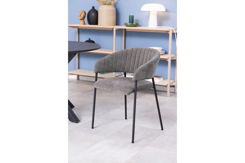 Sanno Karmstol - Grå - Møbler - Stole & lænestole - Spisebordsstole & køkkenstole