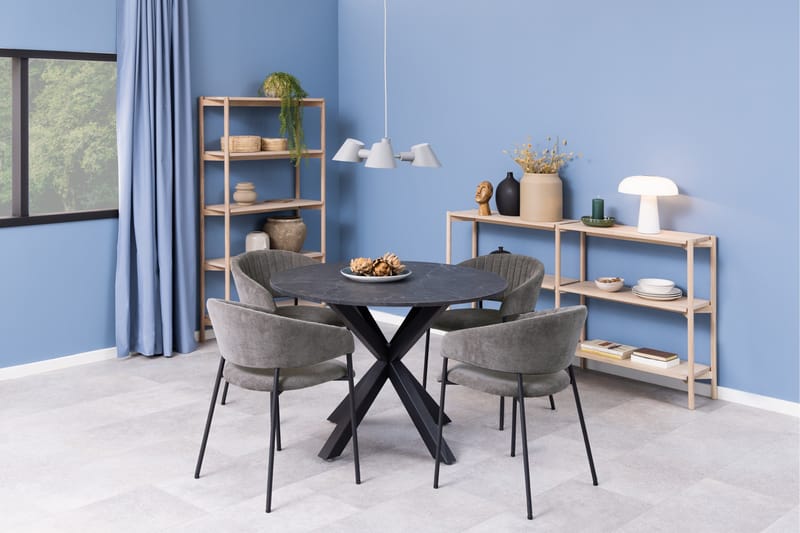 Sanno Karmstol - Grå - Møbler - Stole & lænestole - Spisebordsstole & køkkenstole