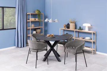 Sanno Karmstol - Grå - Møbler - Stole & lænestole - Spisebordsstole & køkkenstole