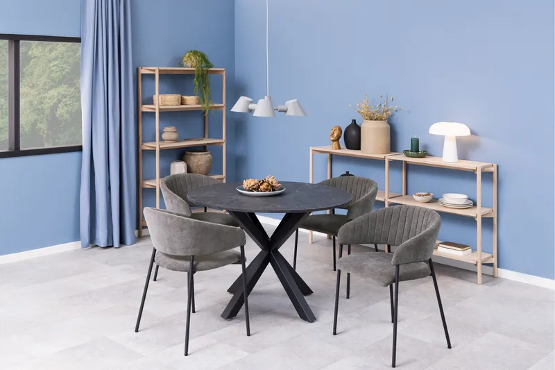 Sanno Karmstol - Grå - Møbler - Stole & lænestole - Spisebordsstole & køkkenstole