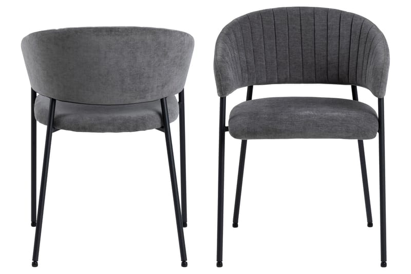 Sanno Karmstol - Grå - Møbler - Stole & lænestole - Spisebordsstole & køkkenstole