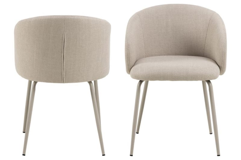 Sarad Lænestol - Beige - Møbler - Stole & lænestole - Spisebordsstole & køkkenstole