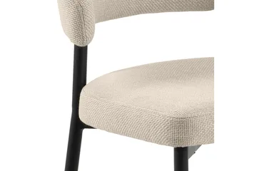 Sawako Spisebordsstol - Beige/Sort - Møbler - Stole & lænestole - Spisebordsstole & køkkenstole