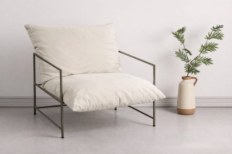 Sedalia lænestol, Beige