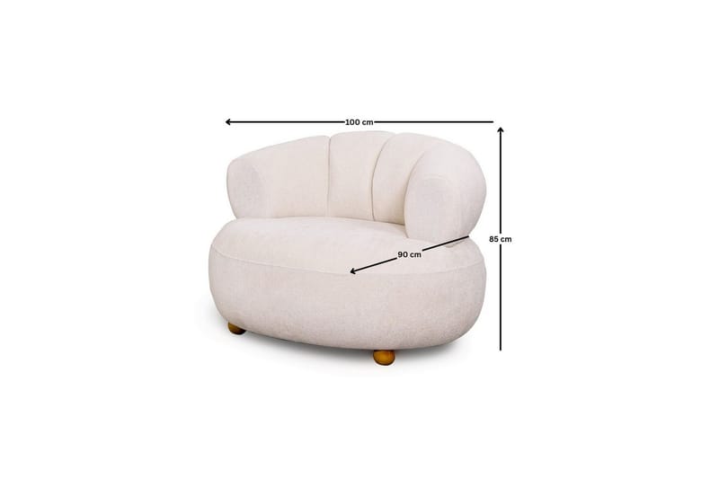 Seylor Lænestol - Hvid - Møbler - Stole & lænestole - Lænestole