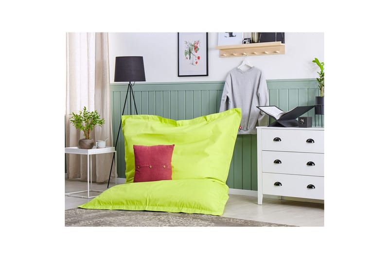 Sittsäck Beliani Fuzzy Beige, brun, 140x180x20 cm Green - Møbler - Stole & lænestole - Sækkestol