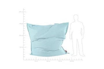 Sittsäck Beliani Fuzzy Blå, 180x230x20 cm Light blue - Møbler - Stole & lænestole - Sækkestol