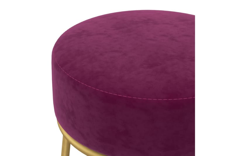 skammel fløjl lilla - Violet - Møbler - Stole & lænestole - Taburet & skammel