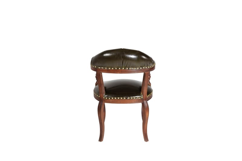 Albero Armstol - Valnød finér/Mørkegrøn - Spisebordsstole & køkkenstole - Armstole