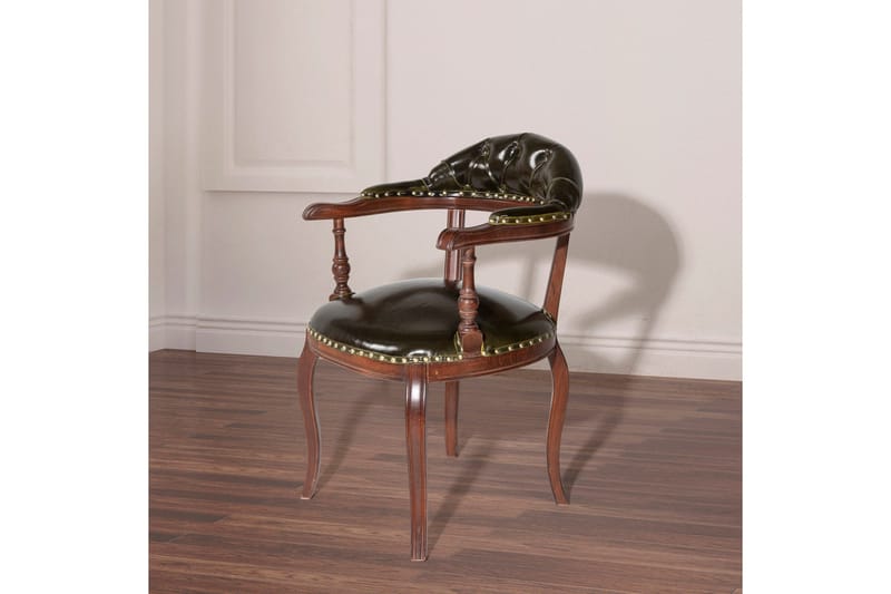 Albero Armstol, Valnød finér/Mørkegrøn