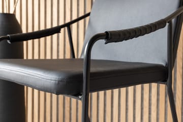 Karmstole (med armlæn) Venture Home Tvist barstol Sort - Møbler - Stole & lænestole