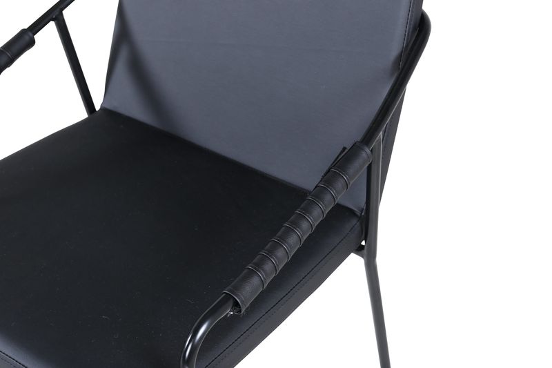 Karmstole (med armlæn) Venture Home Tvist barstol Sort - Møbler - Stole & lænestole