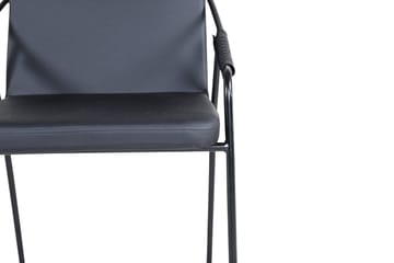 Karmstole (med armlæn) Venture Home Tvist barstol Sort - Møbler - Stole & lænestole