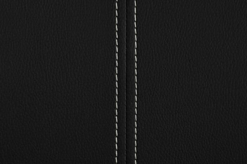 Spisebordsstole 2 Stk. Kunstlæder 43 X 55 X 100 Cm Sort - Sort - Møbler - Stole & lænestole