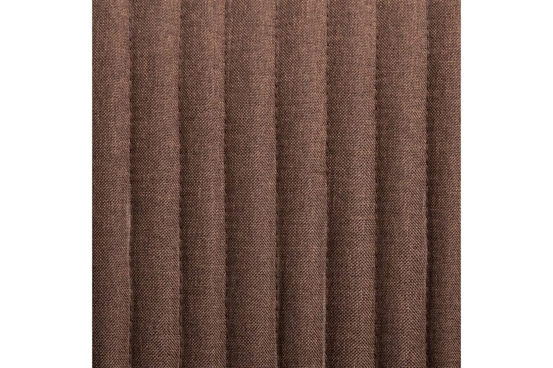Spisebordsstole 4 Stk. Stof Brun - Brun - Møbler - Stole & lænestole