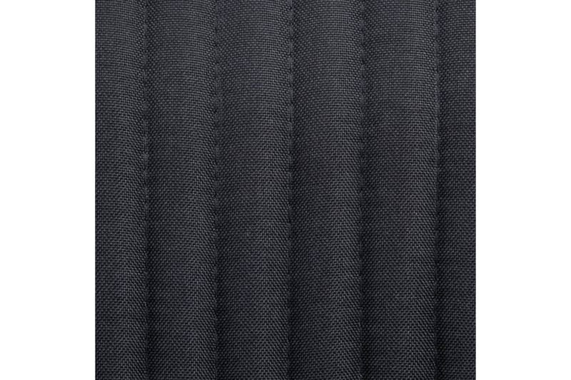 Spisebordsstole 4 Stk. Stof Sort - Sort - Møbler - Stole & lænestole