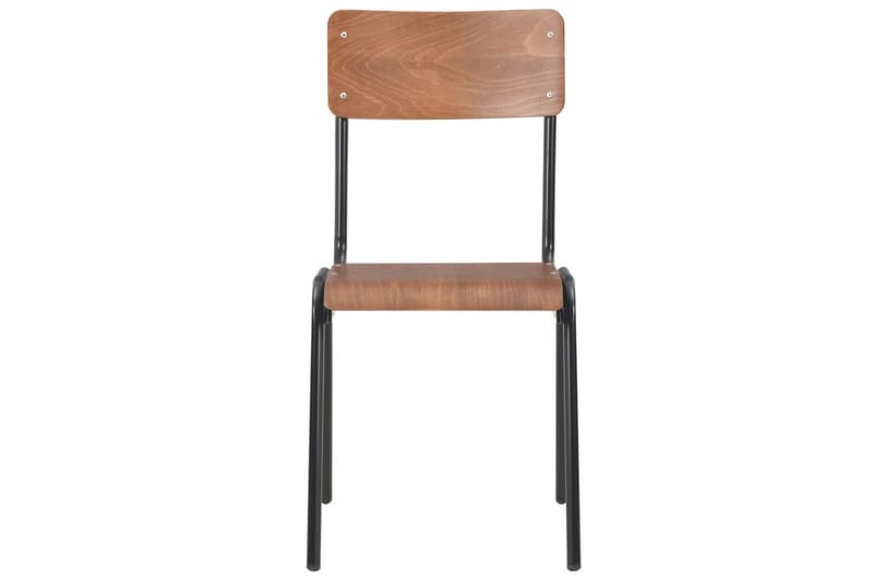spisebordsstole 6 stk. krydsfinér brun - Møbler - Stole & lænestole