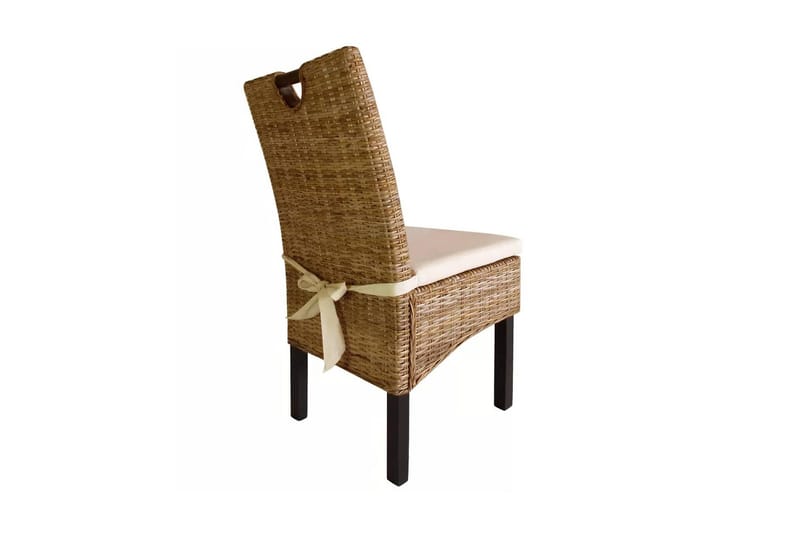 Spisebordsstole 6 Stk. Kubu-Rattan Mangotræ - Brun - Møbler - Stole & lænestole
