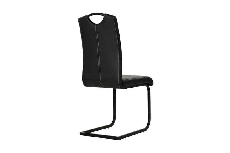 Spisebordsstole 6 Stk. Kunstlæder 43 X 55 X 100 Cm Sort - Sort - Møbler - Stole & lænestole